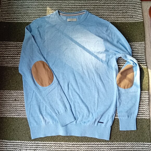 Bugatti XL Cotton Elbow Patch Long Sleeve - Picture 1 of 10